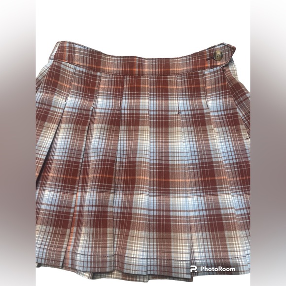 American Eagle School Girl Plaid Pleated Skirt - Picture 2 of 6